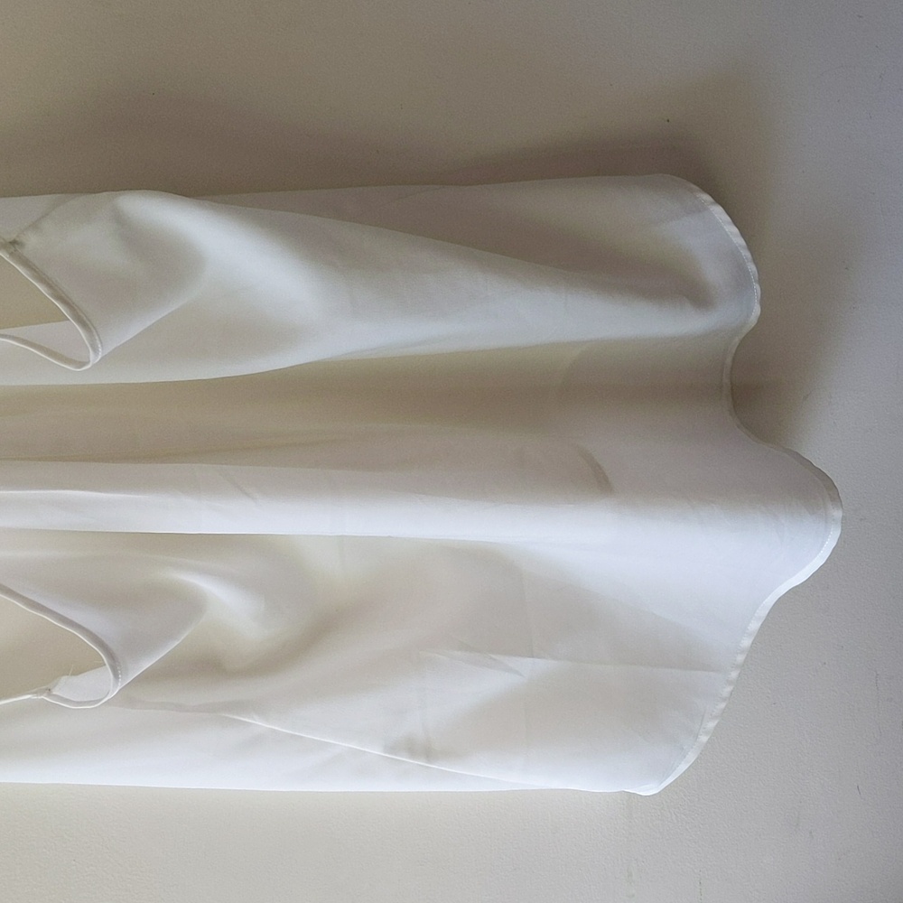 American Rag Racerback Tank Top Size (M) White Sleeveless Blouse - Picture 7 of 8